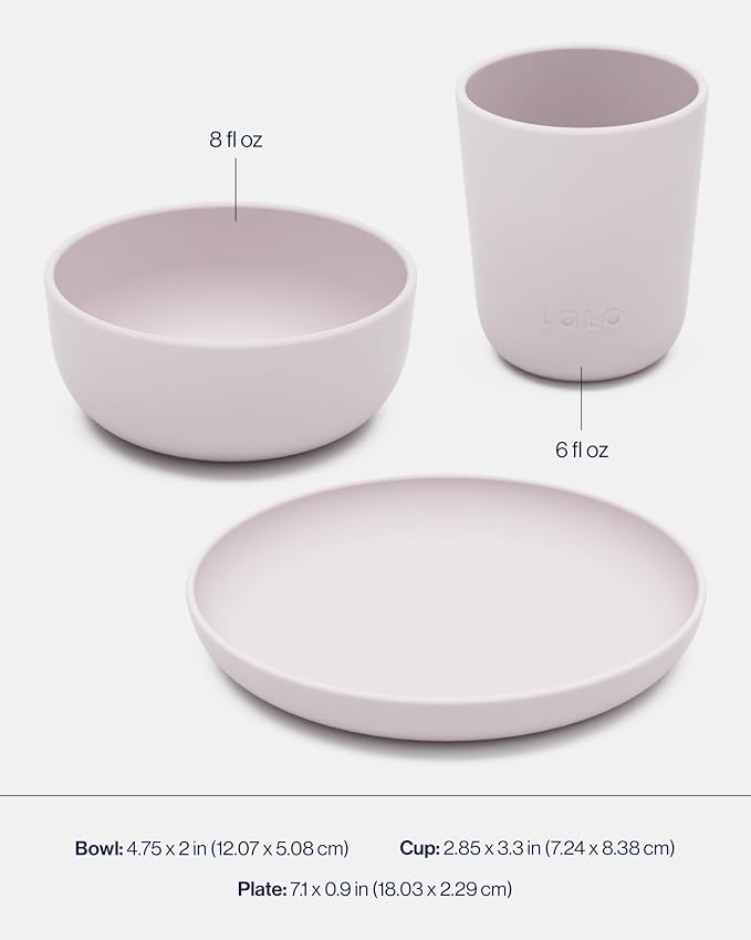 Lalo Big Bites Kids Dinnerware Starter Set - Image 4