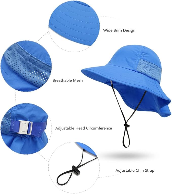 Baby Sun Protection Hat for Infant Toddlers Boys Girls UPF 50+ Sunhat for - Image 6