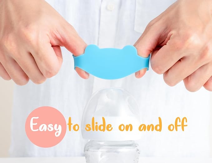 Silicone Baby Bottle Labels for Daycare, Write and Reusable Waterproof Daycare - Image 6