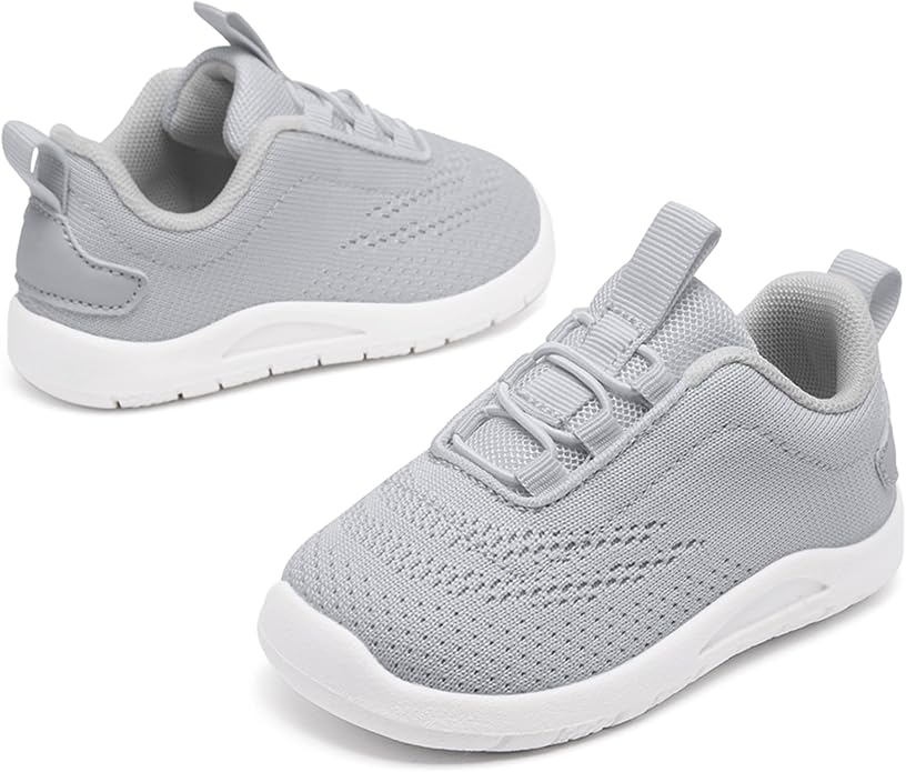MORENDL Toddler Slip On Sneakers Baby Walking Shoes Non-Slip Breathable Unisex - Image 3