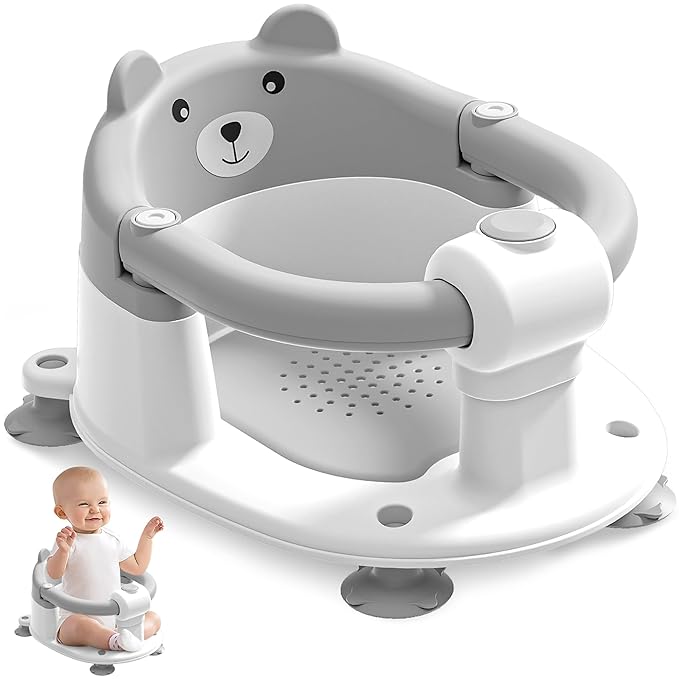 Baby Bath Seat for Babies 6 Months & up, Non-Slip Toddler Bath Seats for Babies by Unknown