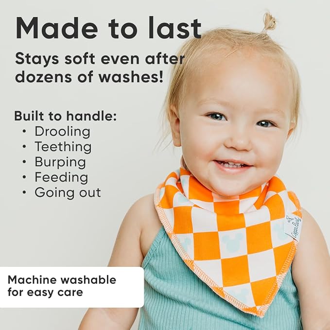 Copper Pearl Baby Bandana Drool Bibs - Image 3