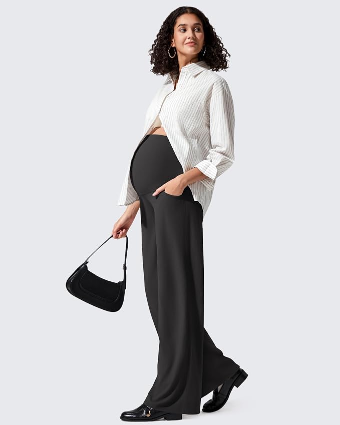 G4Free Ribbed Maternity Yoga Pants - Image 6