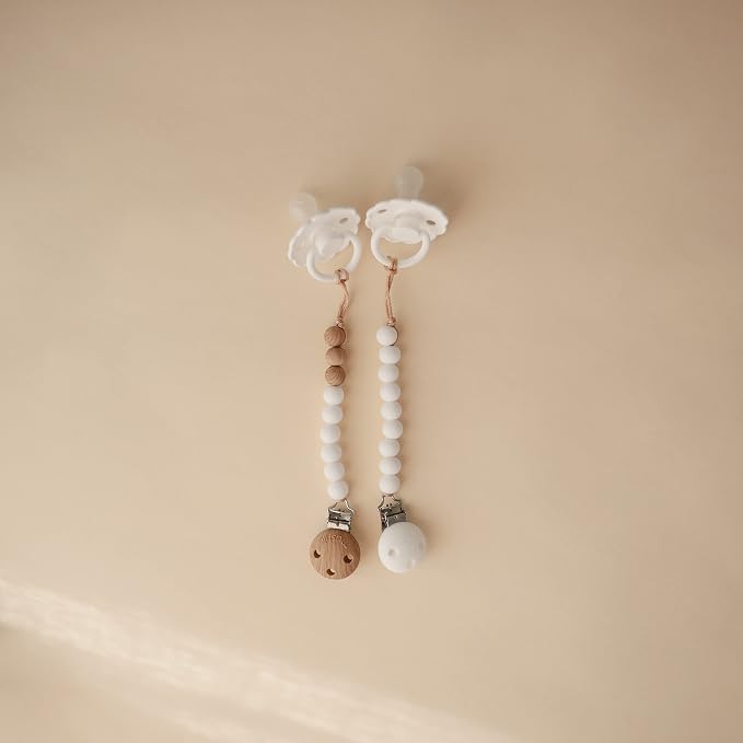 mushie 100% Silicone Baby Pacifier Clip BPA Free | Eva - Image 2