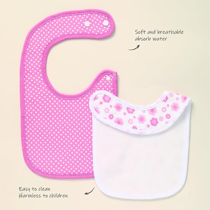 8 Pack Baby Bibs Unisex Adjustable - Image 3