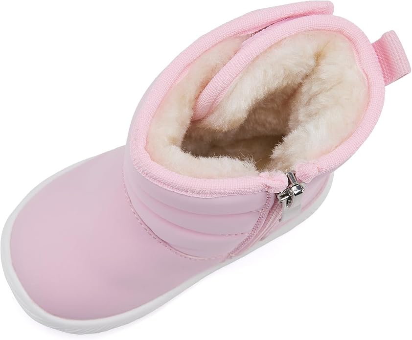 BMCiTYBM Baby Boy Girl Snow Boots Waterproof Winter Warm Booties Nonslip - Image 5