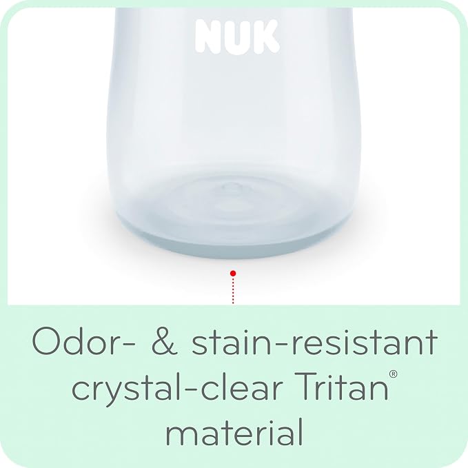 NUK Learner Cup, 5 Oz, Soft Spout, Easy-Grip Handles, BPA Free, Spill Proof - Image 7