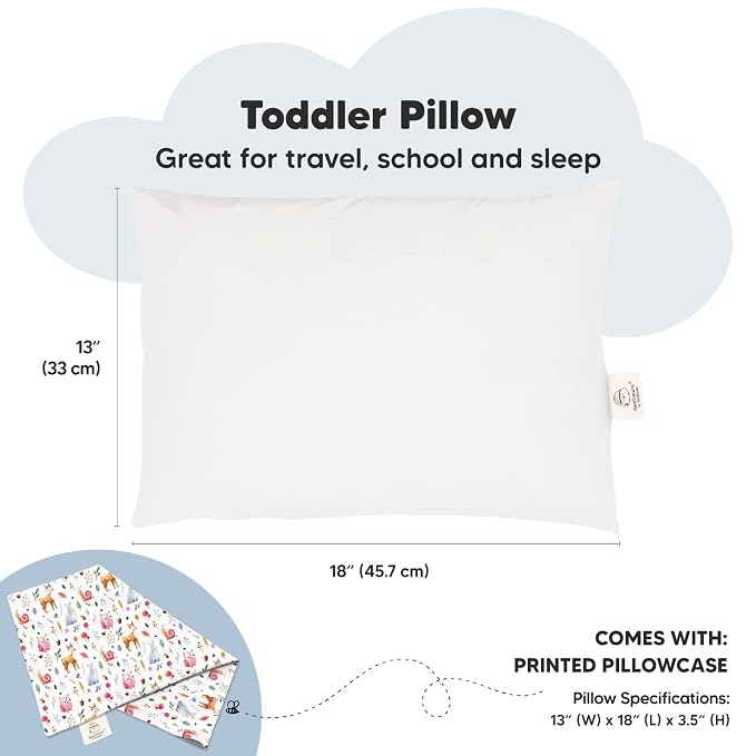 Toddler Pillow with Pillowcase - Image 3
