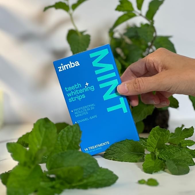 Zimba Teeth Whitening Strips Vegan Whitening Strip Enamel Safe Teeth Whitening - Image 5
