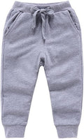 CuteOn Unisex Toddler Jogger Pants Kids Cotton Elastic Waist Winter Baby by CuteOn
