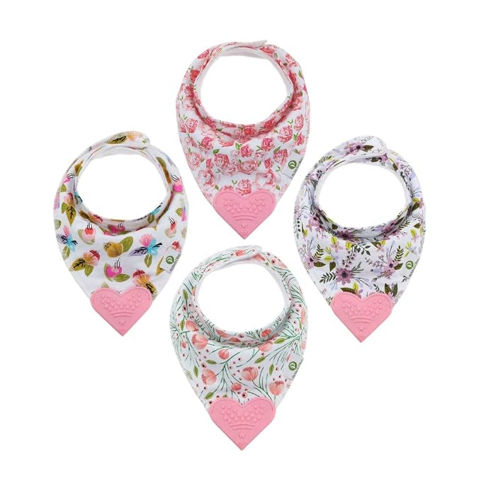 Pickle & Olive Baby Bandana Teething Bibs by PickleOlive