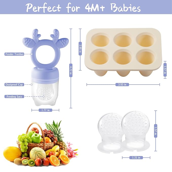 Baby Fruit Food Feeder Teether - Image 3