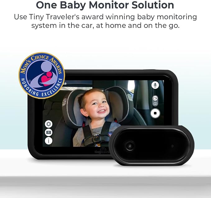 Tiny Traveler 5” HD Touch Screen Baby Car Monitor – Hackproof, No WiFi Baby - Image 7