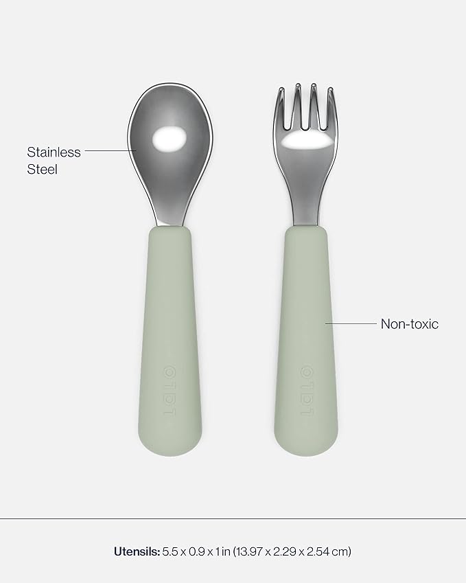 Lalo Big Bites Kids Dinnerware Starter Set - Image 5