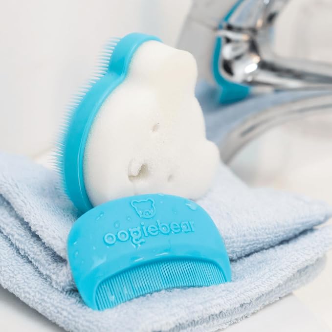 oogiebear Cradle Cap Brush Kit for Babies – Gentle and Safe Scalp Massage Care - Image 9