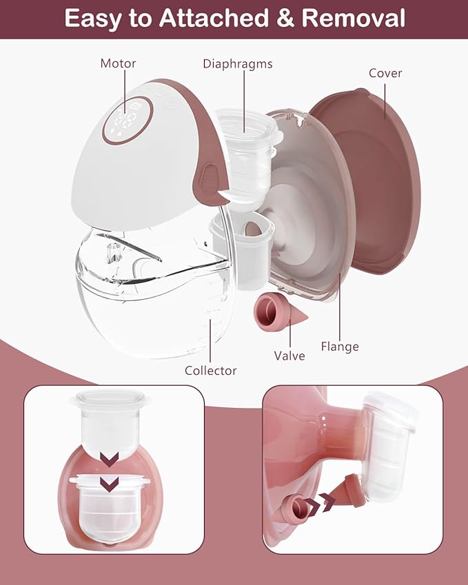 12PC M6 Breast Pump Replacement Accessories, Including 8pcs Duckbill Valve and - Image 6