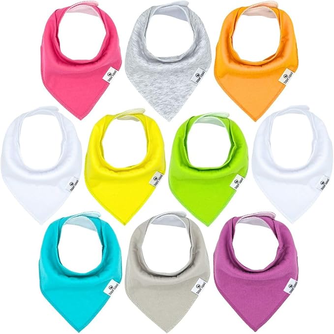 DiaperSquad's Baby Bibs for Drooling and Teething, Bibs for Boys, Baby Girl by DiaperSquad