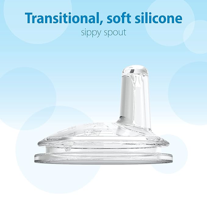 Dr. Brown's Anti-Colic Options+ Wide-Neck Sippy Bottle Starter Kit, - Image 4