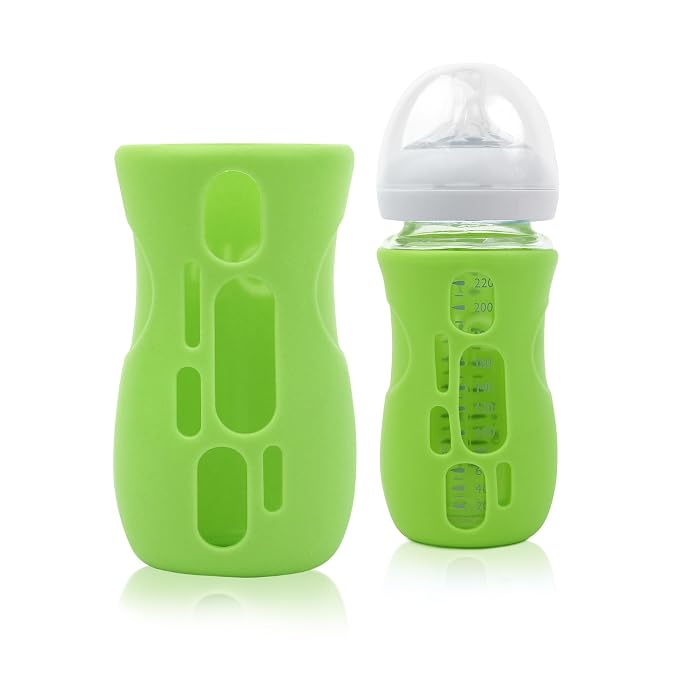 Olababy Silicone Sleeve for Avent Natural Glass Baby Bottles by Olababy