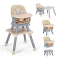 Baby High Chair, 8 in 1 Convertible Highchairs by TODEFULL