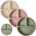 WeeSprout Silicone Plates for Babies & Toddlers 100% Food-Grade Dishes for Self by WeeSprout