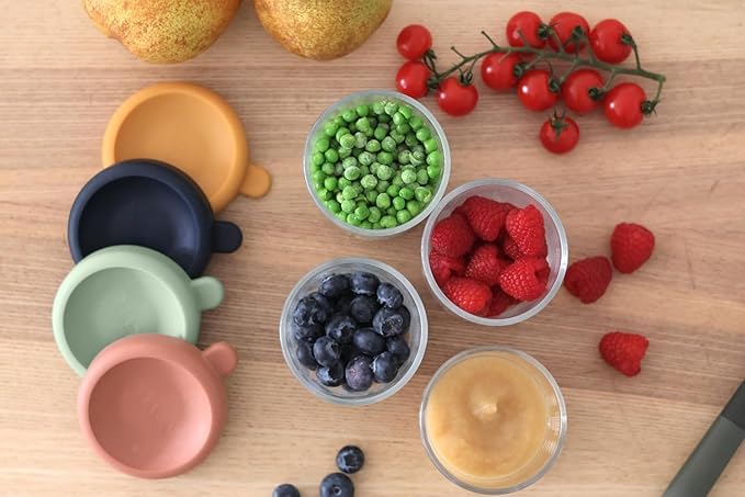 BEABA 6 Pack Glass Baby Food Jars - Image 5