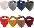 Muslin Bibs, 8 Pack Baby Bandana Drool Bibs, Extra Absorbent Soft Cotton by Unknown