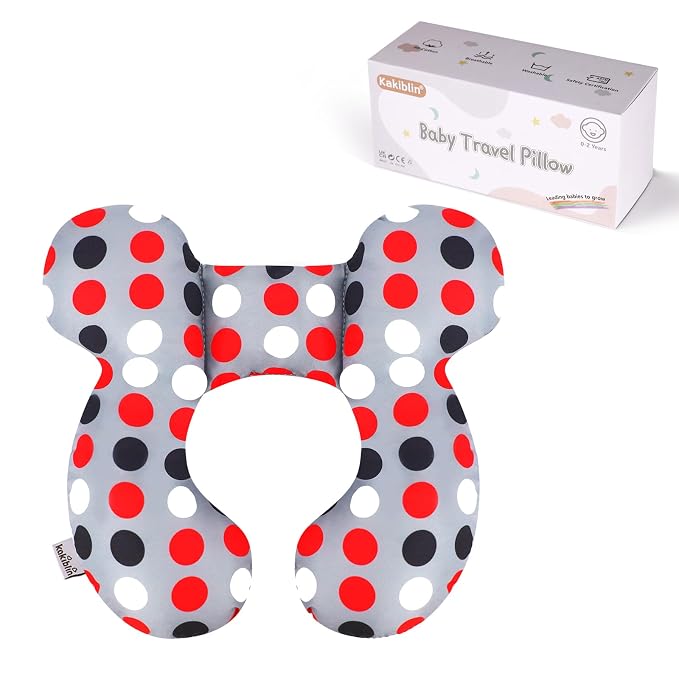 KAKIBLIN Baby Travel Pillow, Baby Neck Pillows by KAKIBLIN