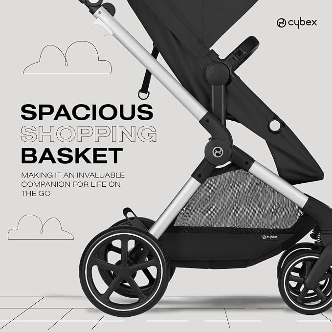 Cybex EOS 5-in-1 Travel System Stroller + Lightweight Aton G Infant Car Seat - Image 6