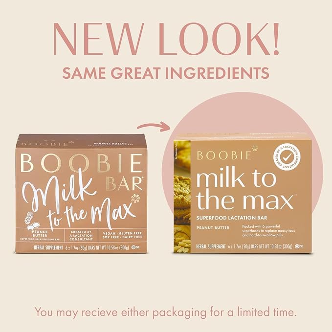 Boobie Bar Superfood Peanut Butter Lactation Bar - Image 3