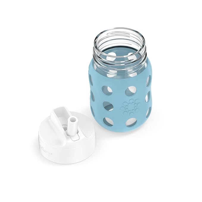 Lifefactory 8-Ounce Wide Neck Glass Baby Bottle - Image 5