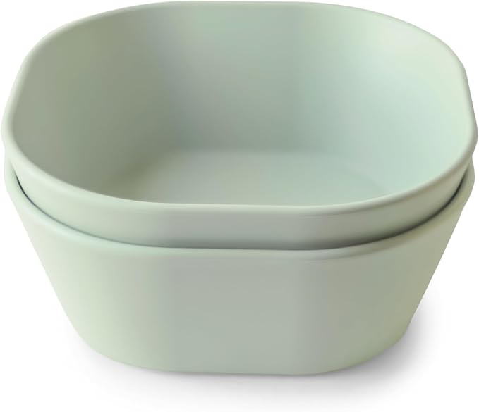 mushie Square Dinnerware Bowls for Kids | Made in Denmark by mushie