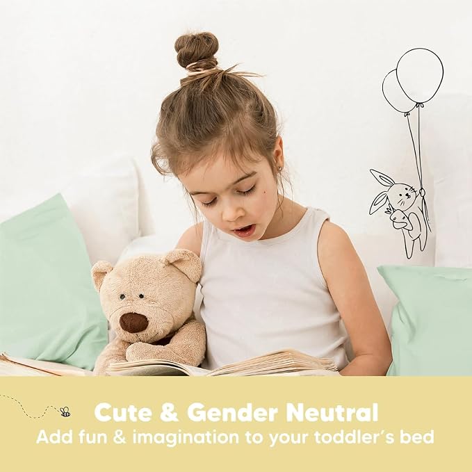 KeaBabies 2-Pack Toddler Pillow 13x18 - Image 9
