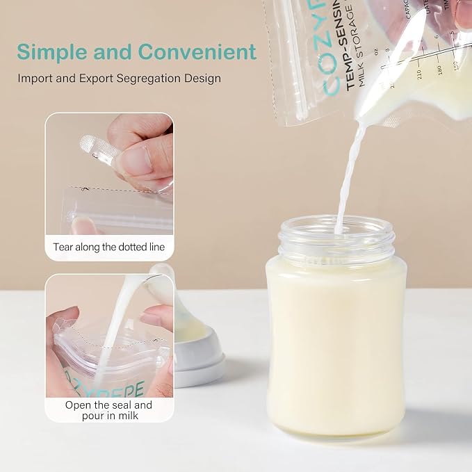 200 Pcs Breastmilk Storage Bags, 8oz Breast Milk Storing Bag - Image 4
