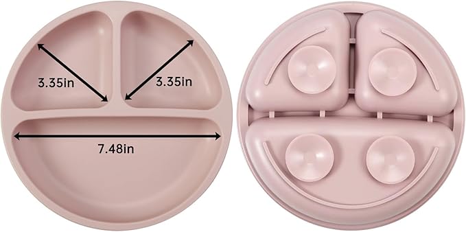 PandaEar Silicone Baby Feeding Set | 9PCS Baby Led Weaning Supplies Self - Image 3