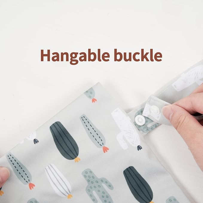 HappyFlute 9 Sets Newborn Baby Cloth Pocket Diapers Adjustable Reusable - Image 5
