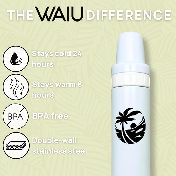 Waiu Insulated Stainless Steel Baby Bottle BPA-Free | Keeps Drinks Hot - Image 2