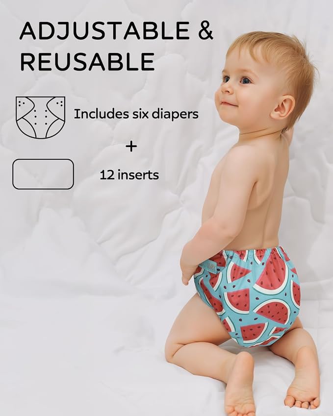 ALVABABY 6 Pack Cloth Diaper - Image 6
