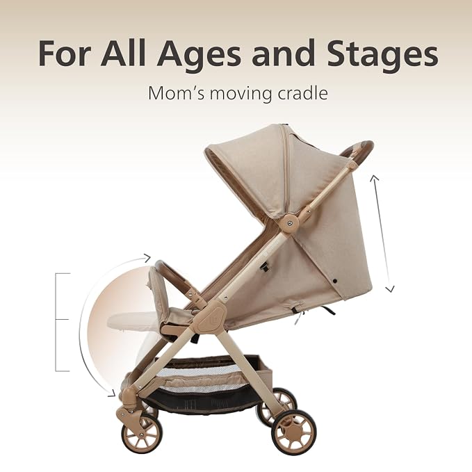 Pika Baby Stroller – Lightweight, Auto-Folding Design - Image 5