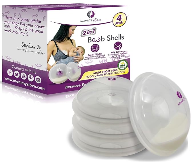 Mommyz Love Breast Shells & Milk Catcher by MommyzLove