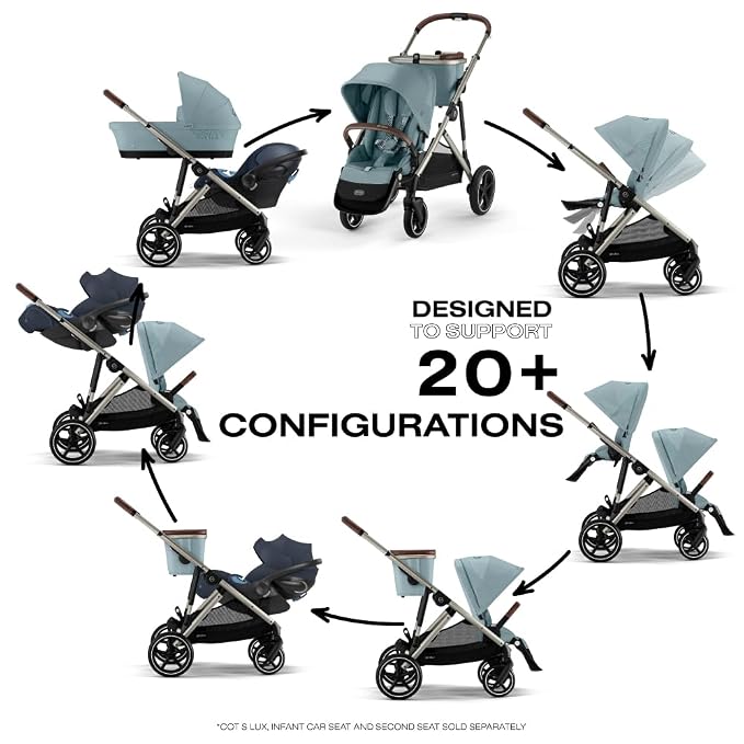 Cybex Gazelle S Stroller Modular Double - Image 6