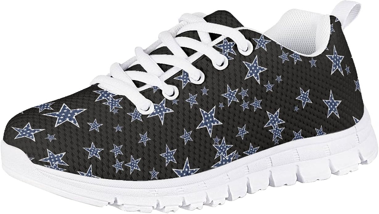 MARSVOVO First Shoes for Walking Boy Girl Athletic Lightweight Flexible Lace-up - Image 3