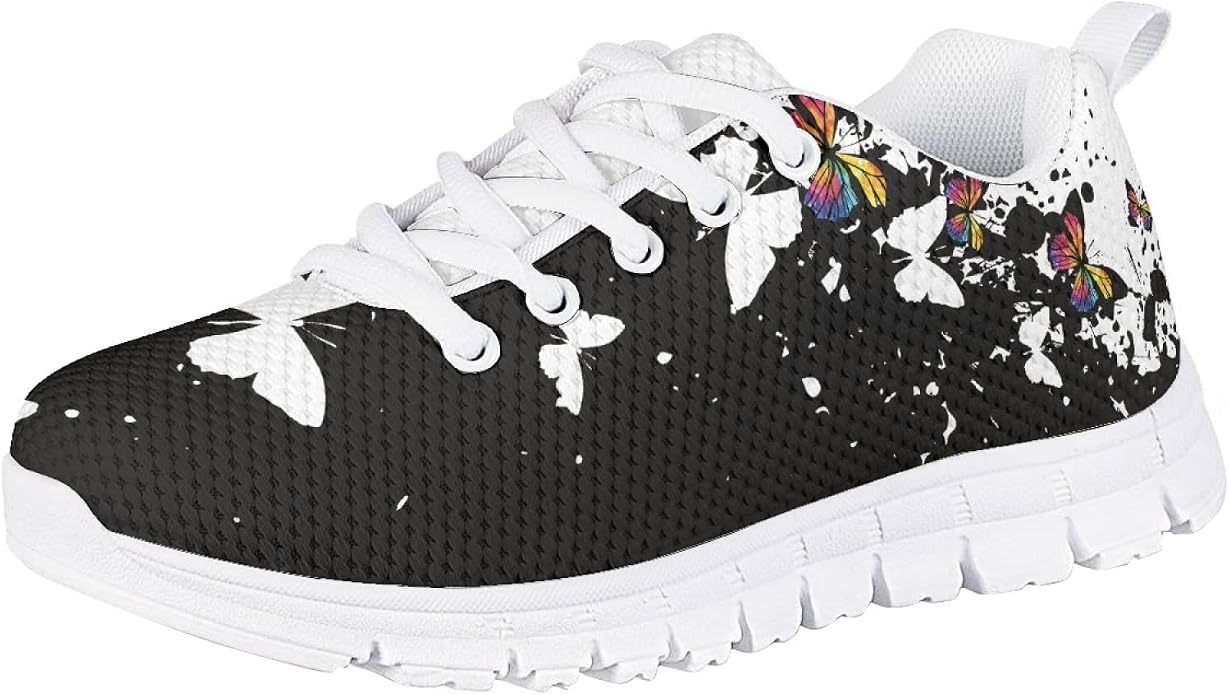 MARSVOVO First Shoes for Walking Boy Girl Athletic Lightweight Flexible Lace-up - Image 3
