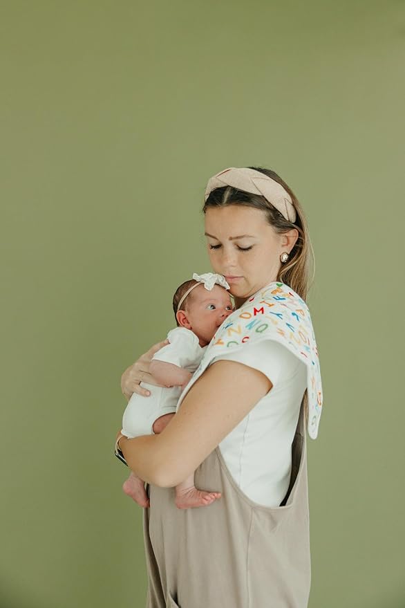 Copper Pearl Baby Burp Cloth Large 21''x10'' Size Premium Absorbent Triple - Image 6