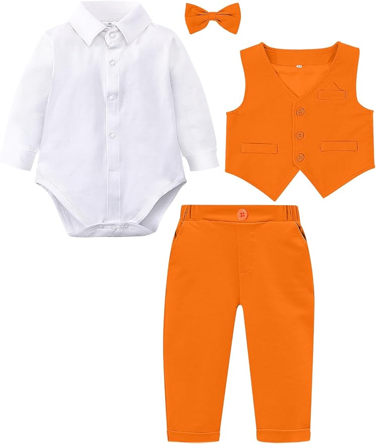 A&J DESIGN Baby Boy Suits Clothes Infant Toddler Formal Gentleman Outfits - Image 5
