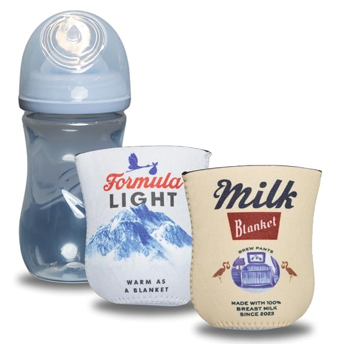 American Beer Themed Coozies for Baby Bottles by BrewPants
