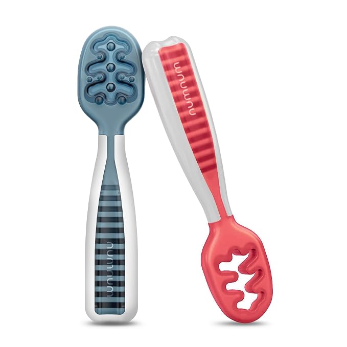 NumNum Baby Spoons Set, Baby Essentials Pre-Spoon GOOtensils by NumNum