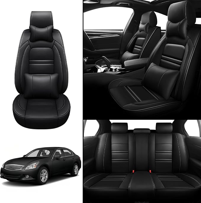 Car Seat Covers for Infiniti g37 2008-2013 | 5-Seats Seat Covers, Waterproof - Image 2