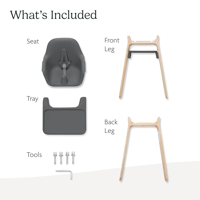 UPPAbaby Ciro High Chair/Sleek, Easy-to-Clean Design/Perfect-Fit Tray to Bring - Image 2
