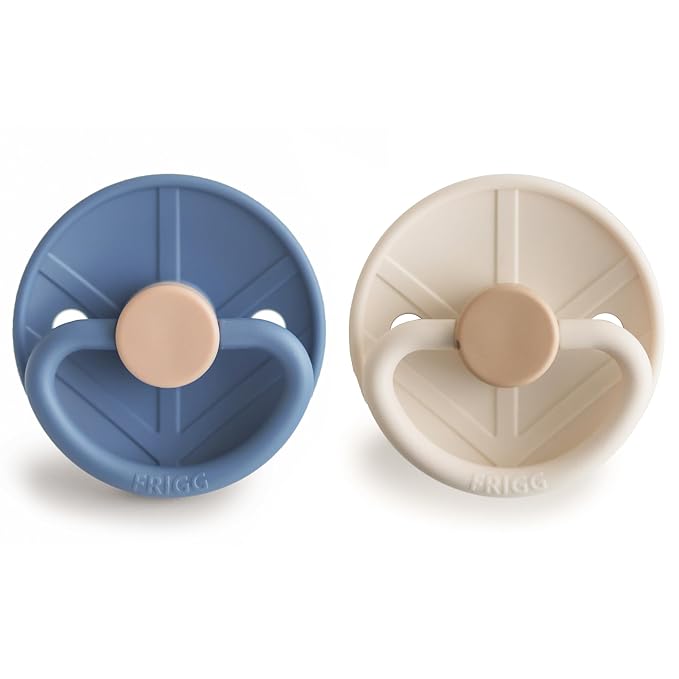 FRIGG Little Viking SilkySoft Silicone Baby Pacifier 2-Pack | Made in Denmark | - Image 2